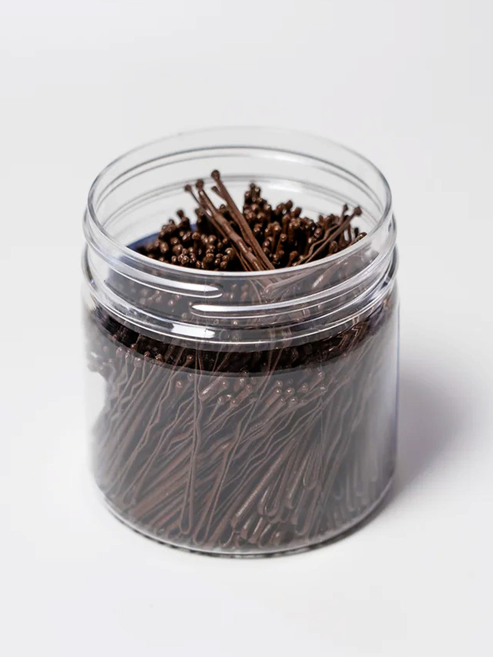 Невидимки Ставвер Карбон коричнев волнистые 60мм 500гр/уп