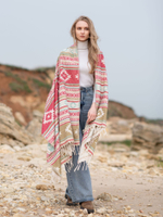 Шарф теплый с орнаментом Сканди