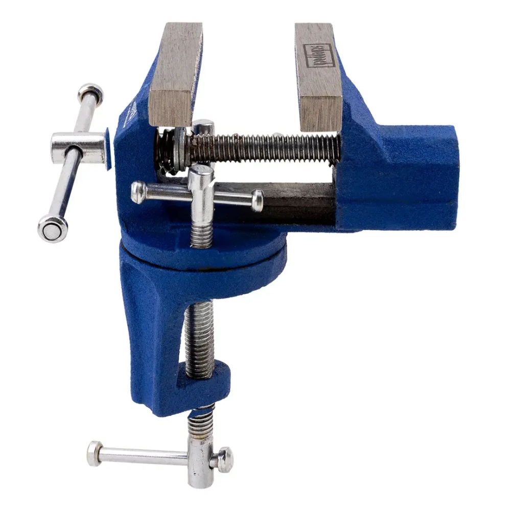 Тиски слесарные поворотные мини (ширина губ - 70мм) Scheppach Sch-32970R