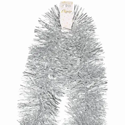 Мишура «Искра» 2м, d-15 см, Серебро
