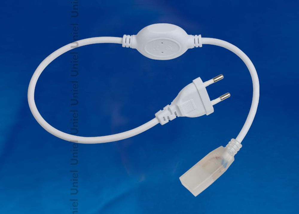 UCX-Q220 SP2/A67-NNN WHITE 1 STICKER Провод электрический для подключения монохромных светодиодных лент ULS-3528/2835 сетевого напряжения к сети 220В.