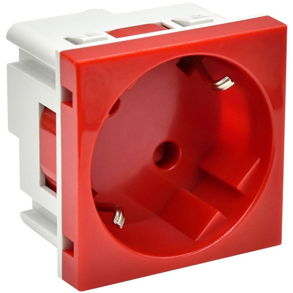 Розетка PRIMER 45град. с заземл. защ. шторки винт. зажим РКС-20-32-П-45 красн. IEK PR-KK40D-RSZH-2-2-45-K04 Розетка PRIMER 45град. с заземл. защ. шторки винт. зажим РКС-20-32-П-45 красн. IEK PR-KK40D-RSZH-2-2-45-K04