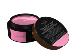 Опция Гель моделирующий камуфлирующий №4 самовыравнивающийся, тёмно-розовый (холодный), 50мл