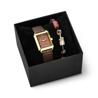 Комплект Coeur de Lion часы и браслет Brown 7672/53-1100