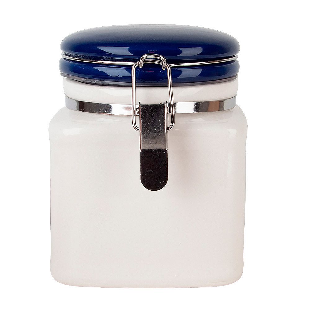 Банка для сыпучих продуктов (клипс) " " 11,5х9,5х11,5см v=480мл (подарочная упаковка)