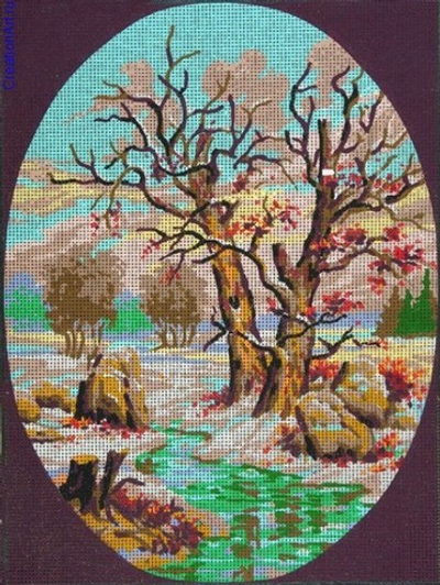 "Весна"-10461 канва с рисунком