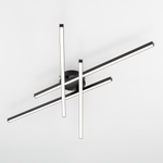 Citilux Стиг CL203141 LED Люстра потолочная с пультом Чёрная