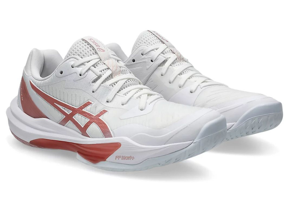 Женские кроссовки для бадминтона/сквоша Asics Sky Elite FF 3 - white/morganite