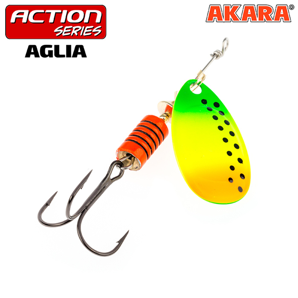 Блесна вращающаяся Akara Action Series Aglia 3 7 гр. 1/4 oz. A22