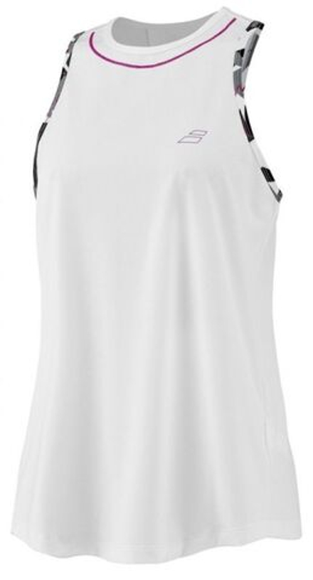 Женский топ теннисный Babolat Aero Tank Top Woman - белый