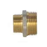 Ниппель латунь никель переходной Ду 20х15 (3/4"х1/2") НР 9023 ГОСТ 32585-2013 Aquasfera 9023-03