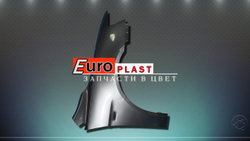 серое правое крыло Mitsubishi Lancer 2007-2012