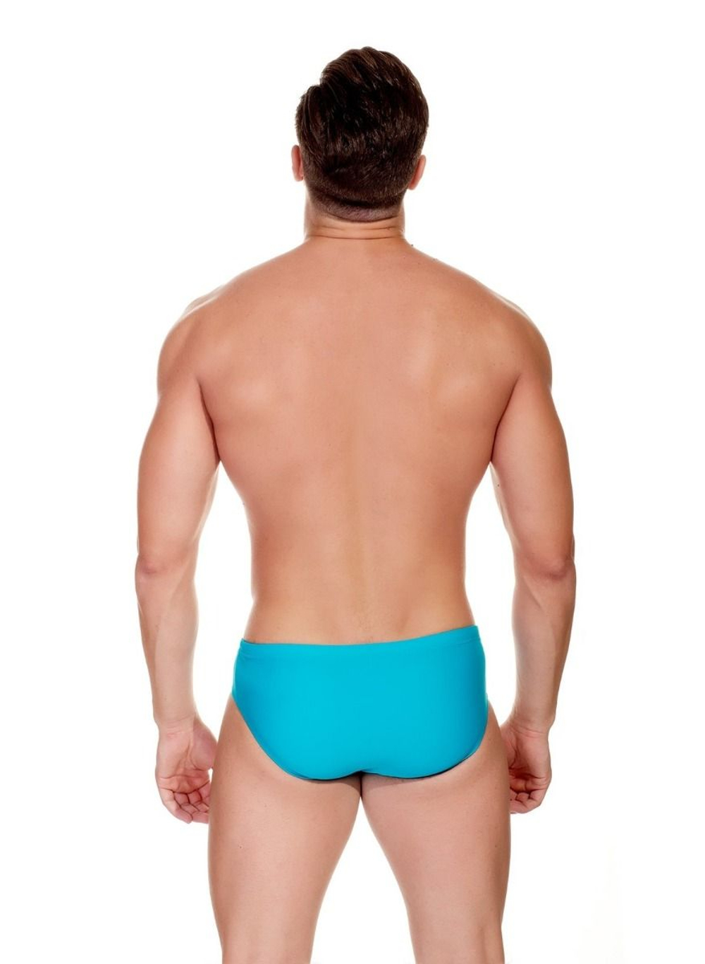 Мужские плавки с широким бочком (Размер: XXL) (Цвет: голубой)