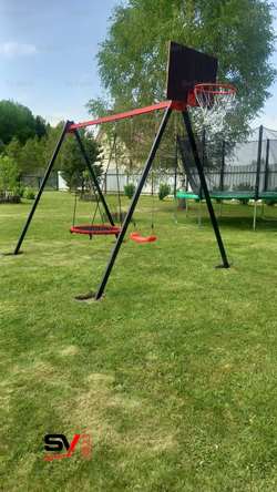 Монтаж уличных качелей Sv Sport