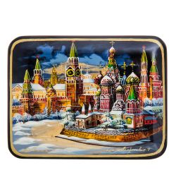 Народные промыслы ШК-55/ 90-C Шкатулка «Москва» исп. Маркова