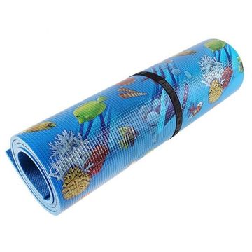 Коврик детский развивающий для йоги и фитнеса Isolon Decor Океан, 200х110х0,8 см