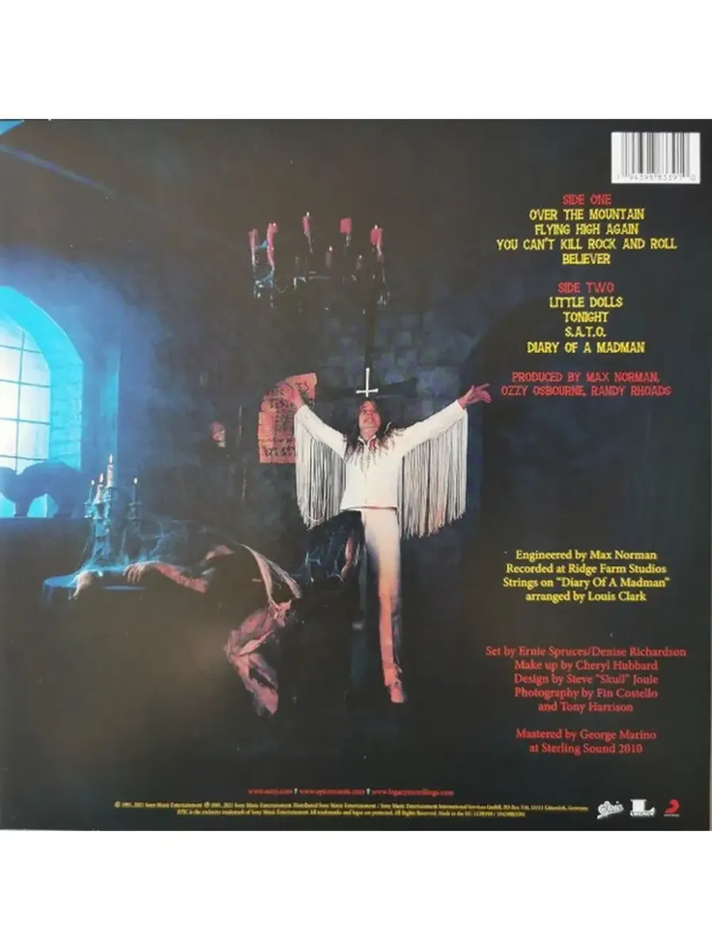 Ozzy Osbourne. Diary of a Madman (40th) Limited Marbled LP