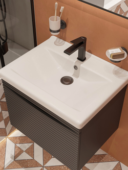 Смеситель для раковины STWORKI Ольборг S20010BK черный