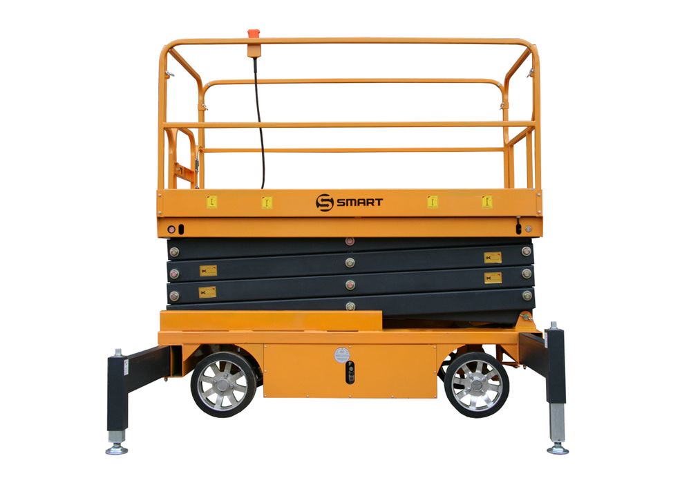 Подъемник ножничный несамоходный SJY-0.5-11 (380V, 500 кг, высота подъема 11 м) SMART