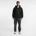 Худи Dissident Zip DDesigns in Garment Dyed Black