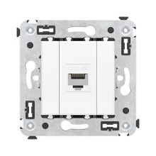 Компьютерная розетка RJ-45 кат.5е одинарная ДКС (4400663)