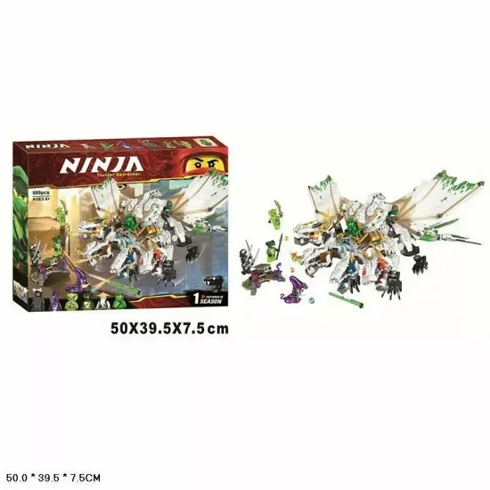 Конструктор Ninja " Ультра дракон ", 989 дет.