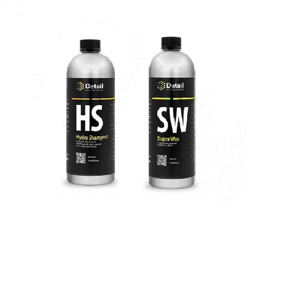 Набор для мойки кузова Hydro Shampoo 1L + SW &quot;Super Wax&quot; 1000 мл
