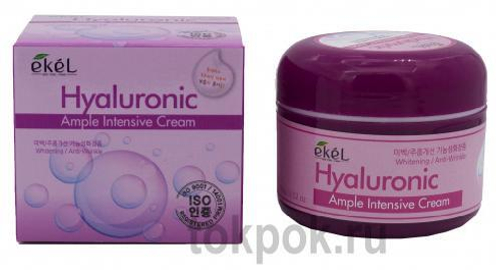 Крем для лица EKEL Ample Intensive Cream Hyaluronic Acid, 100 мл