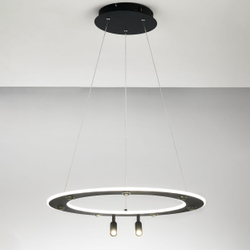 740467 Люстра DIVE LED 90W 4900LM G ЧЕРНЫЙ 3000-6000К