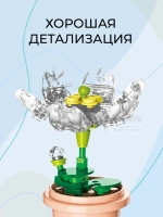 3D конструктор Jaki Цветок в горшке Горный лотос