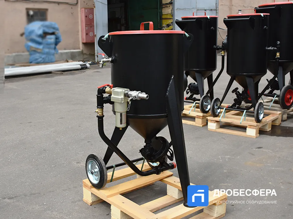 Пескоструйный аппарат PST-PS-75-2 с шиберным дозатором