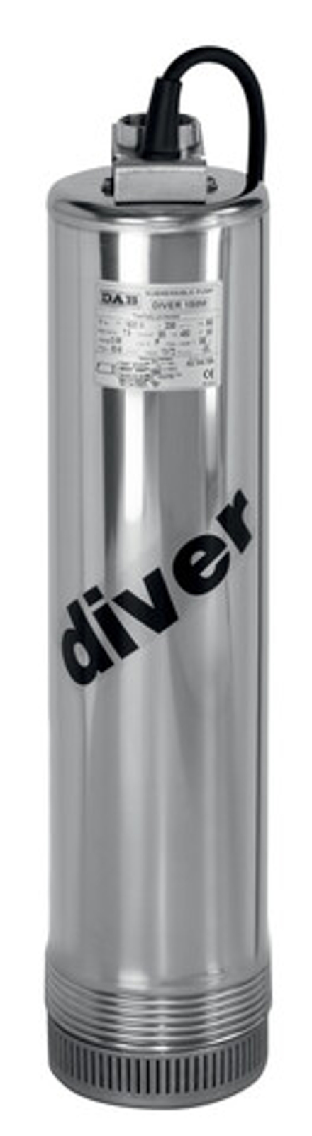 Насос скважинный DAB DIVER 100 HF M-NA (1х220В; 0,75кВт), с кабелем 10 м.