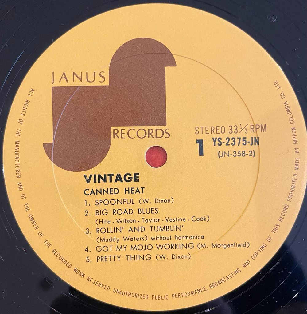 Canned Heat - Vintage (Япония 1970г.)