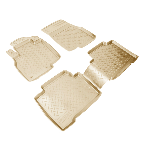 Ковры в салон Norplast/Unidec для Mitsubishi Grandis (2003-)Полиуретан,Бежевый, арт.NPL-Po-59-15-B