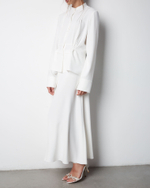 Юбка из смесовой вискозы Александр Маккуин белый