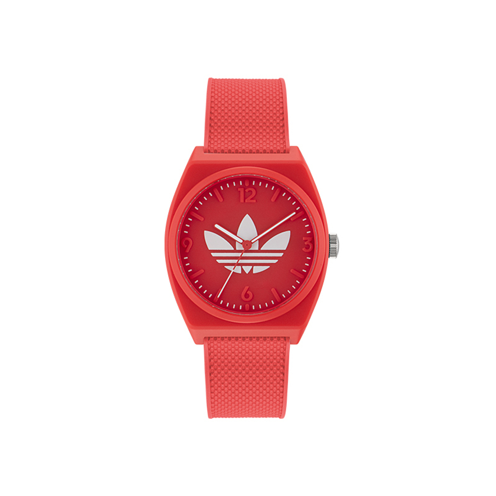 Adidas Originals Wrist Watch Quartz Movement Resin Strap 38mm Red Watch Dial Unisex
