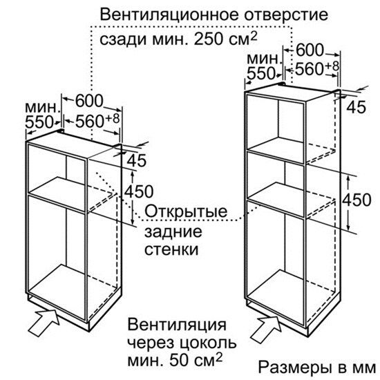 Электрический духовой шкаф Bosch HBC84K523