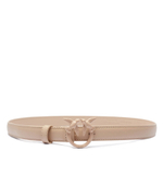 Кожаный ремень LOVE BERRY Pinko - бежевый(100143 A1K2)