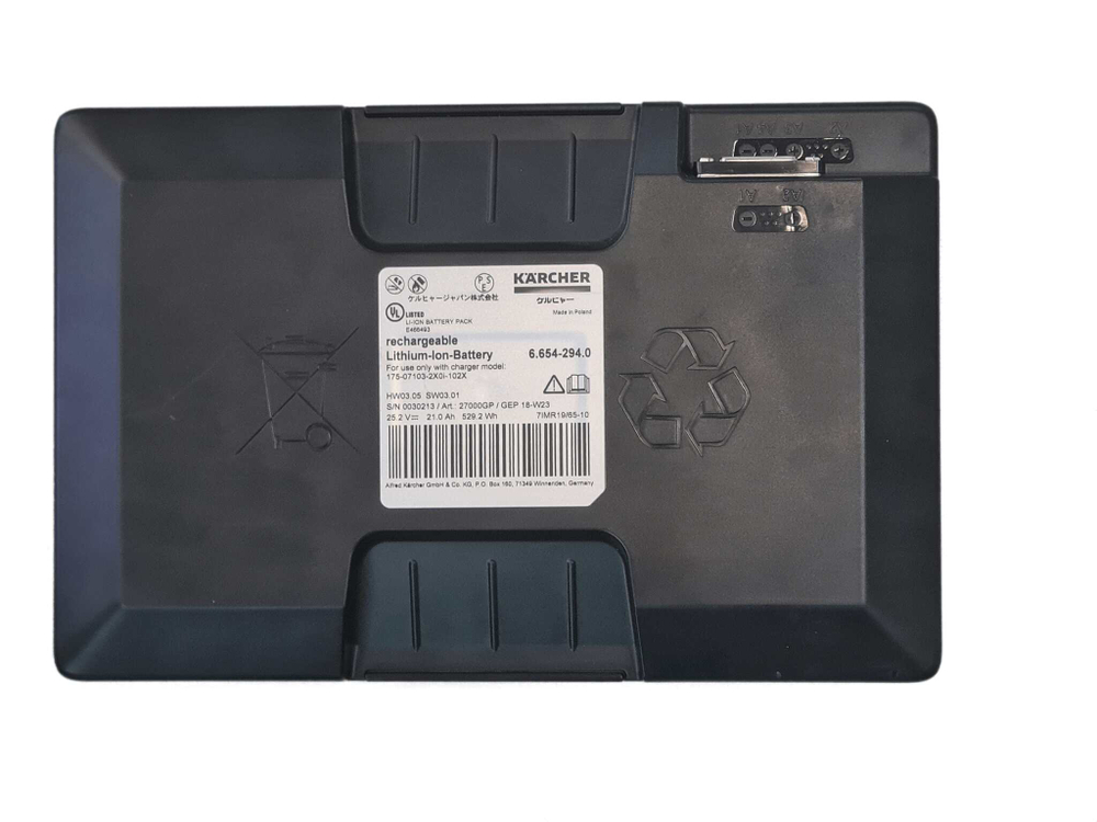 Ремонт аккумулятора Karcher 6.654-294.0