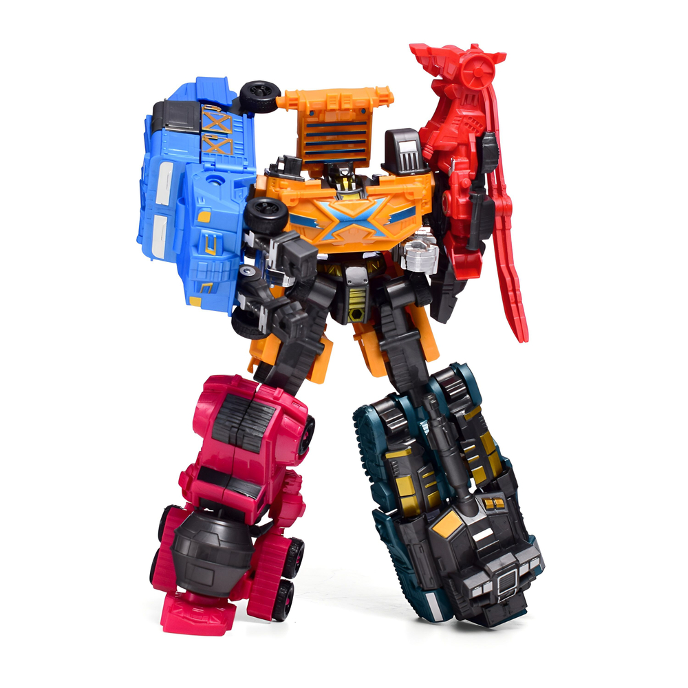 Робот-трансформер 5 в 1 Храбрый воин для мальчиков