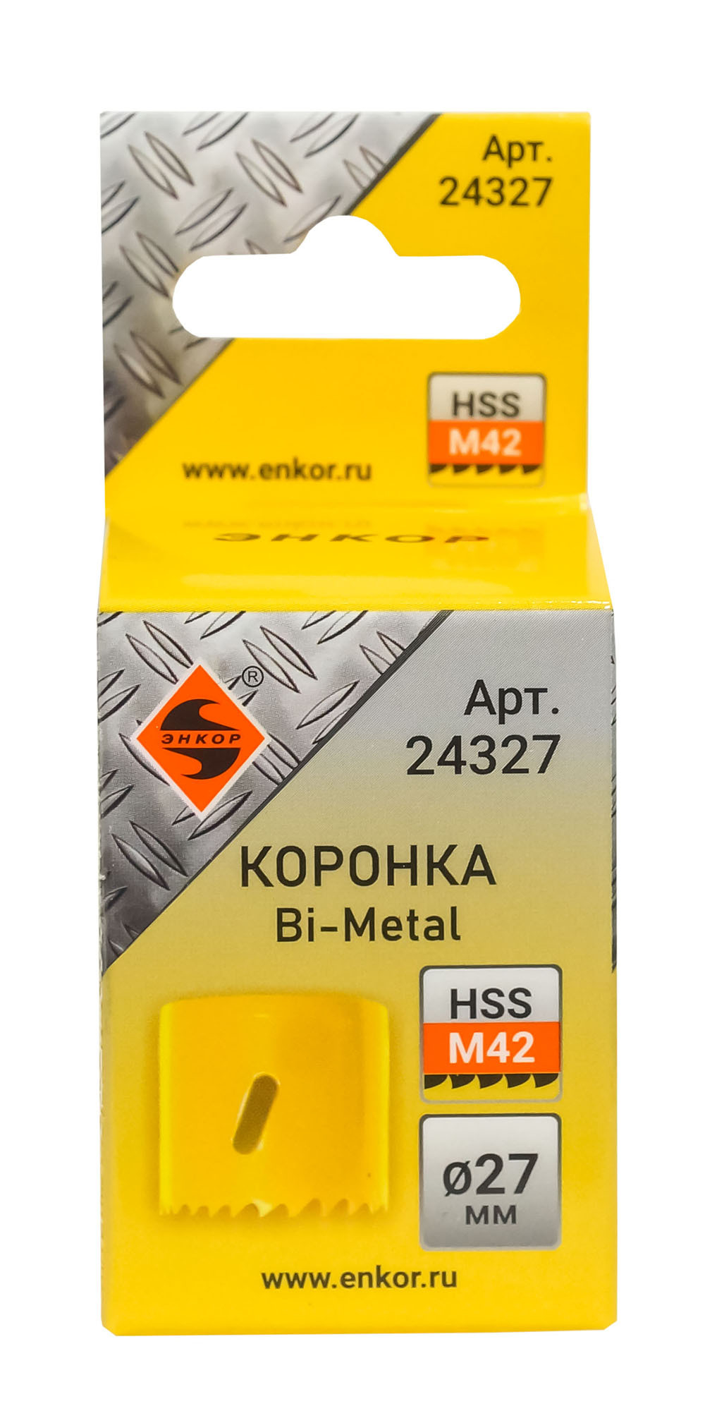 Коронка Bi-Metal Ф27 мм М42