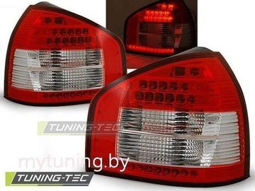 Задние фонари red white led v2 для Audi A3 8L