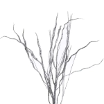 Ветка декоративная «Изысканный блеск» 62 см, Серебро