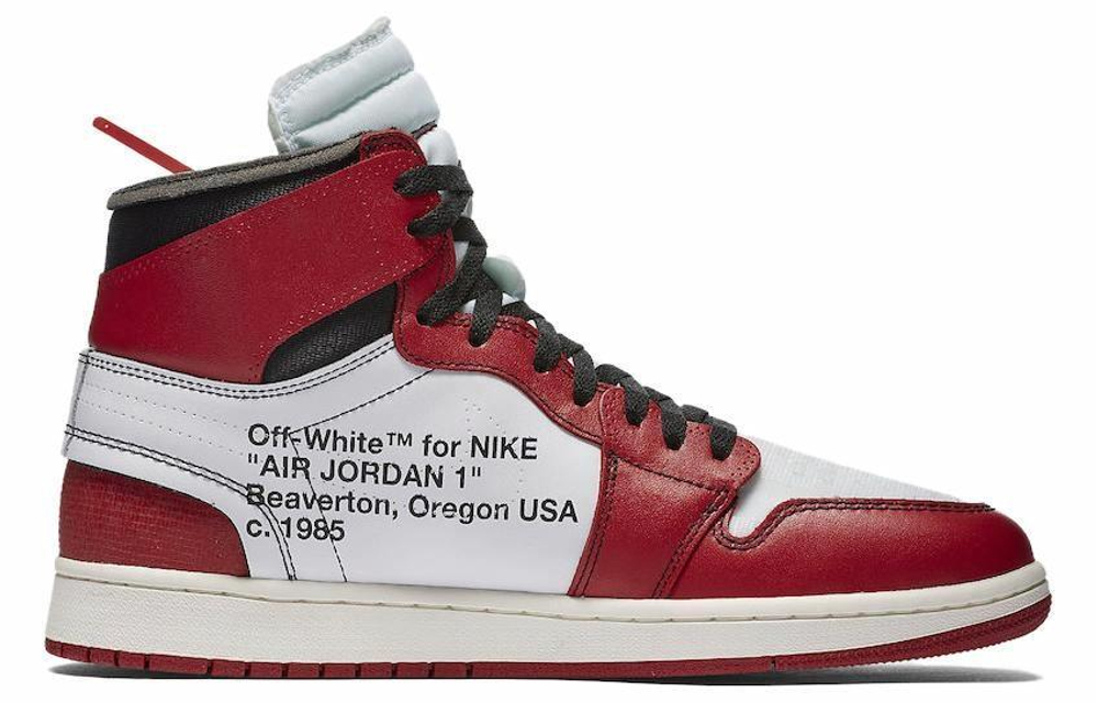 Кроссовки Off-White X Jordan Air Jordan 1 Retro High The Ten Chicago