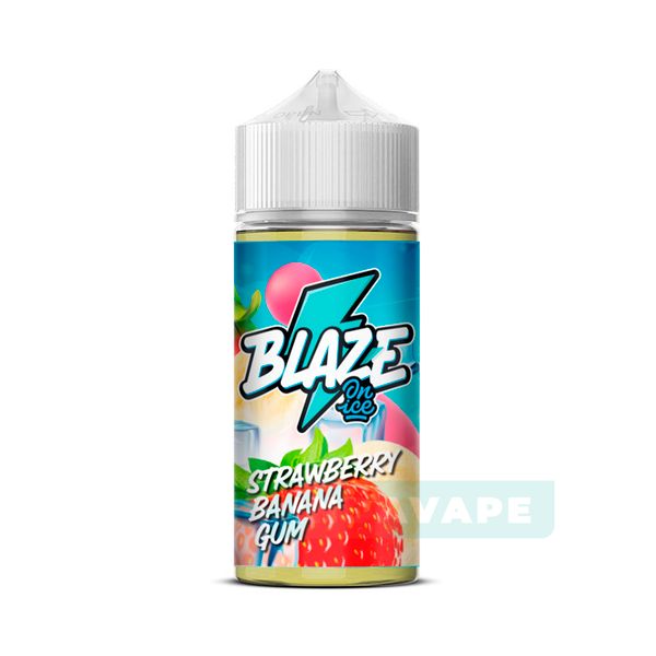 Купить Жидкость BLAZE ON ICE - Strawberry Banana Gum 100 мл