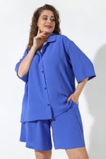 Блуза Жаркий сезон-1 Виотекс СИНИЙ