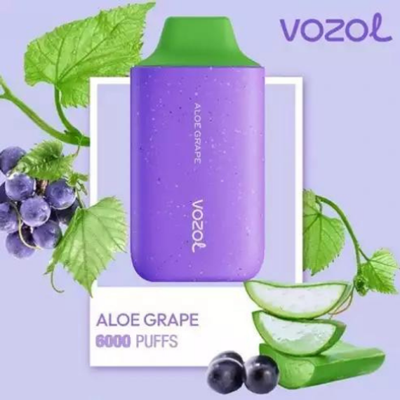 VOZOL STAR 6000 - Aloe Grape (5% nic)