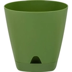 Горшок для цветов AMSTERDAM D 200 mml с прикорневым поливом оливковый
