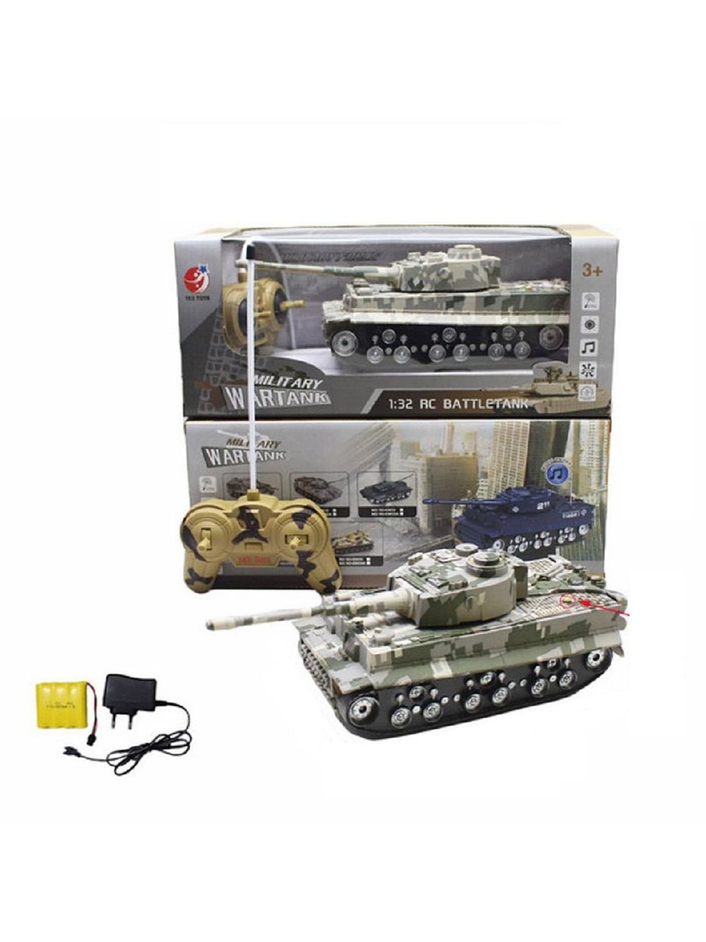 Танк на батарейках со световыми и звуковыми эффектами (200379603)