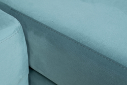 Диван трехместный раскладной угловой правый Garda Decor BERGAMO-3MR-1K-БИРЮЗОВЫЙ-Vel43